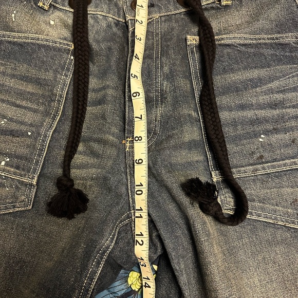 Free People Moxie Barrel Cerulean Blue RARE COLORWAY Hot Trend Size 24 see 📏 - Picture 11 of 16